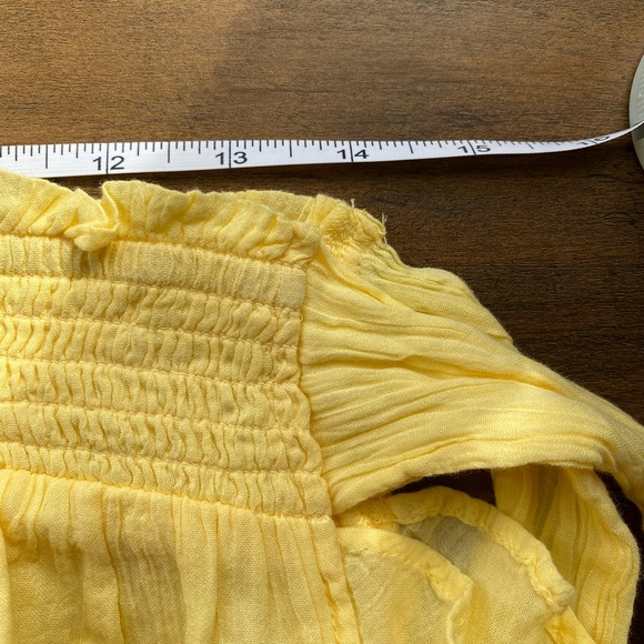 Free People Feelin Fancy Strapless Cotton Romper - Picture 6 of 9